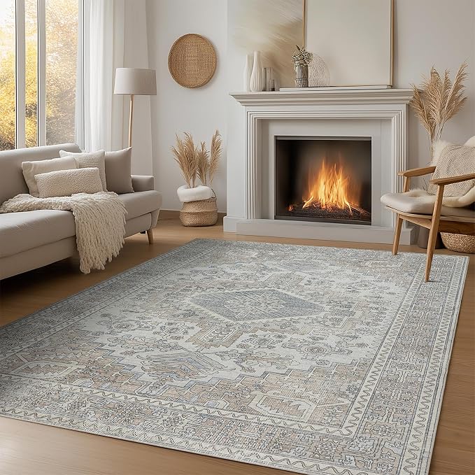 Machine Washable Rugs 6x9 Area Rugs