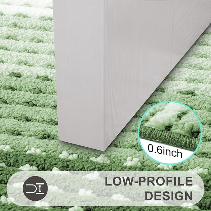 Kitinjoy Indoor Outdoor Door Mat, 40x32 Non-Slip Absorbent Dirt Trapper