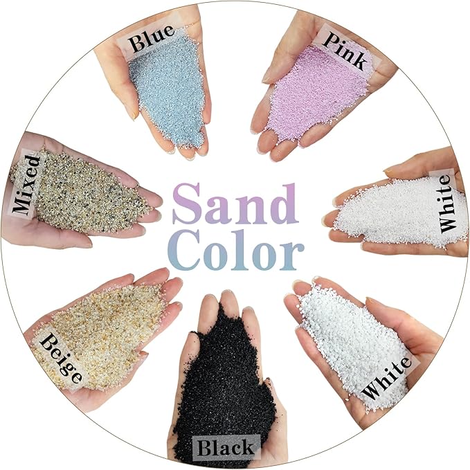 20 lbs Black Silica Sand. Decorative Aquarium Gravel Substrate for Fish Tank, Plants Potted, Fire Pits, Candle, Vase Filler and Crafts