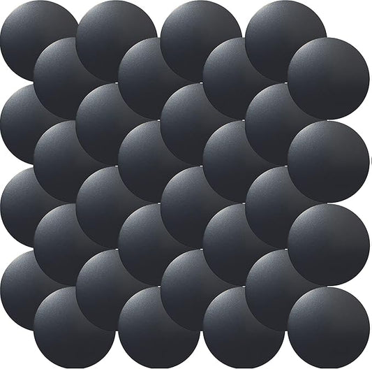 Cell Phone Metal Stickers 1.2 inch for Magnetic Car Mount. Replacement Set of 32 Mini Magnet Metal Plates. Silver Car Sticky Small Round Iron Discs with 3M Adhesive Backing for Case, DIY, Crafts.