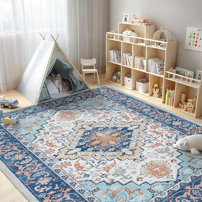 Lofus 5x7 Area Rugs for Living Room, Washable Area Rug, Rugs for Bedroom