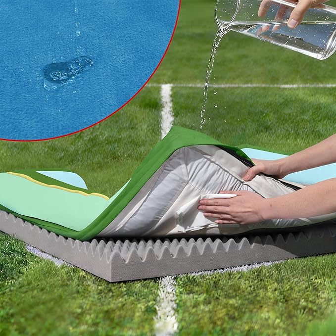 Comfort Expression Orthopedic Dog Bed for Extra Large Dogs 42x30 Inch, Waterproof Egg Crate Foam XL Pet Bed with Removable Bolsters, Dog Couch with Washable Cover & Non-Slip Bottom, Boston