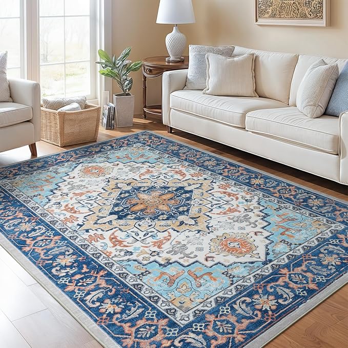 Lofus 5x7 Area Rugs for Living Room, Washable Area Rug, Rugs for Bedroom