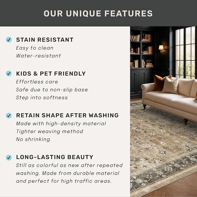 Hazo Haus Soft Taupe 2x7 Runner Rug