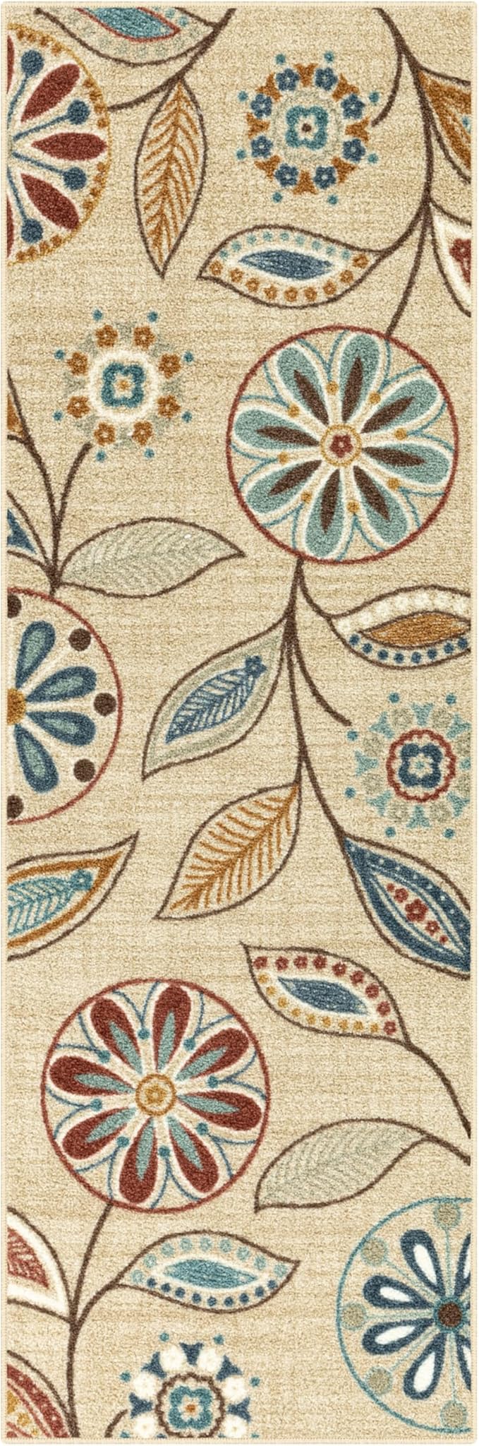 Maples Rugs Reggie Floral Runner Rug