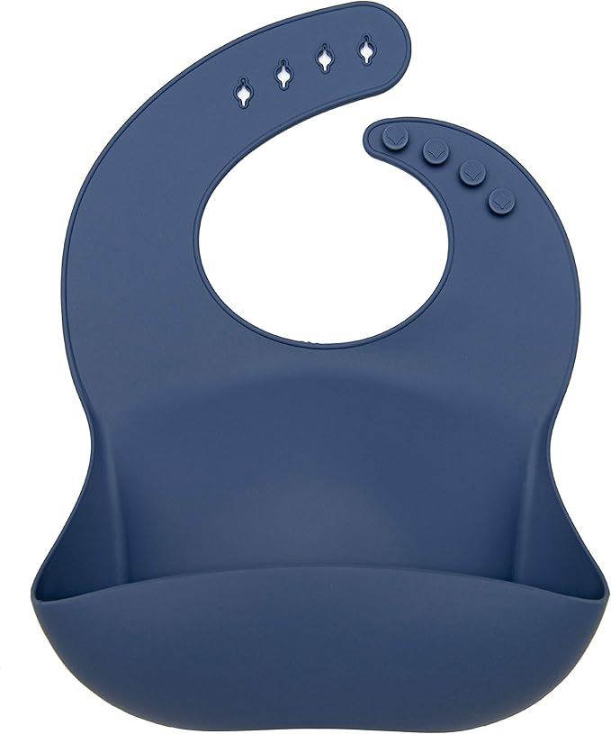 Loulou Lollipop Soft, Waterproof Silicone Feeding Bib