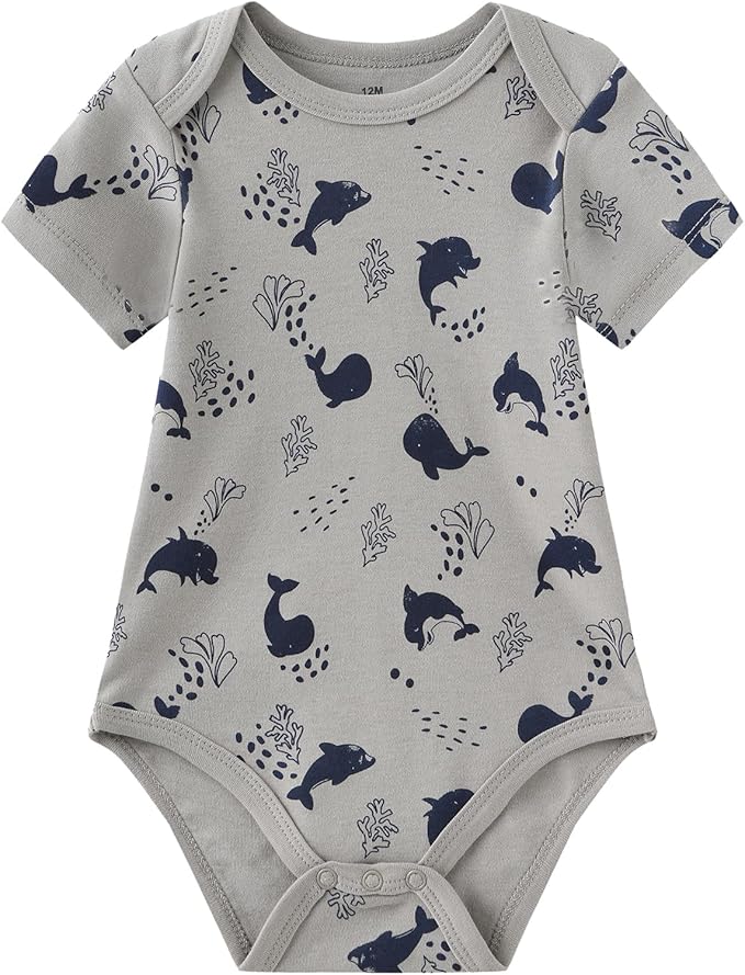 Baby Bodysuit and Pant Set 10-pcs Cotton Soft Newborn Boy Girl Clothes Outfits