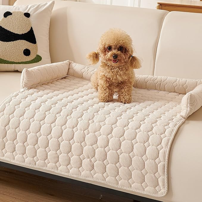 Dog Couch Bed Non Slip Dog Couch Cover Washable Non-Slip Pet Protector for Dogs & Cats, Soft Washable Dog Sofa Bed for Couch Sofa Chair & Bed