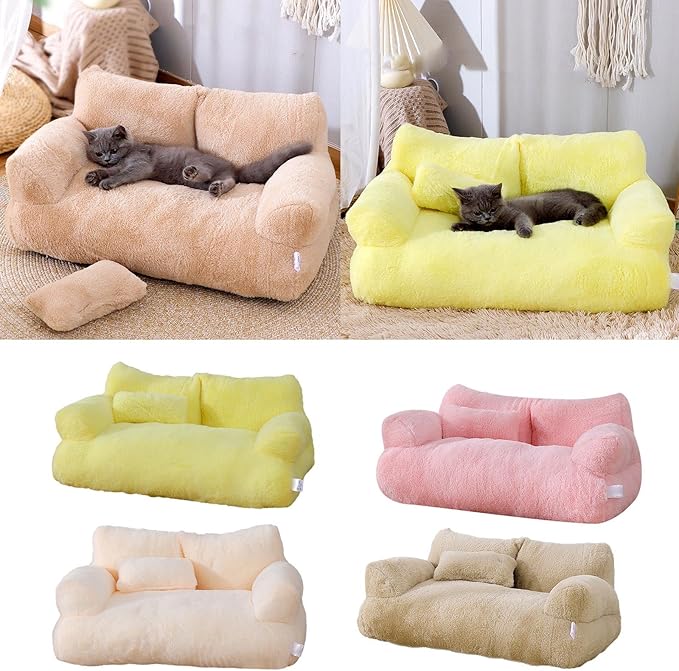 Dog Puppy Couch Base Detachable Cover Sofa for Small to Pets Creative Pet Bed Cute Nest Pet Dog Bed Puppy Cushion Mat Dog Sofa Beds for Small Dogs