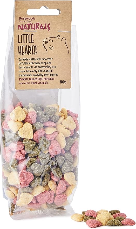 Rosewood Naturals Little Hearts Treat 100 g