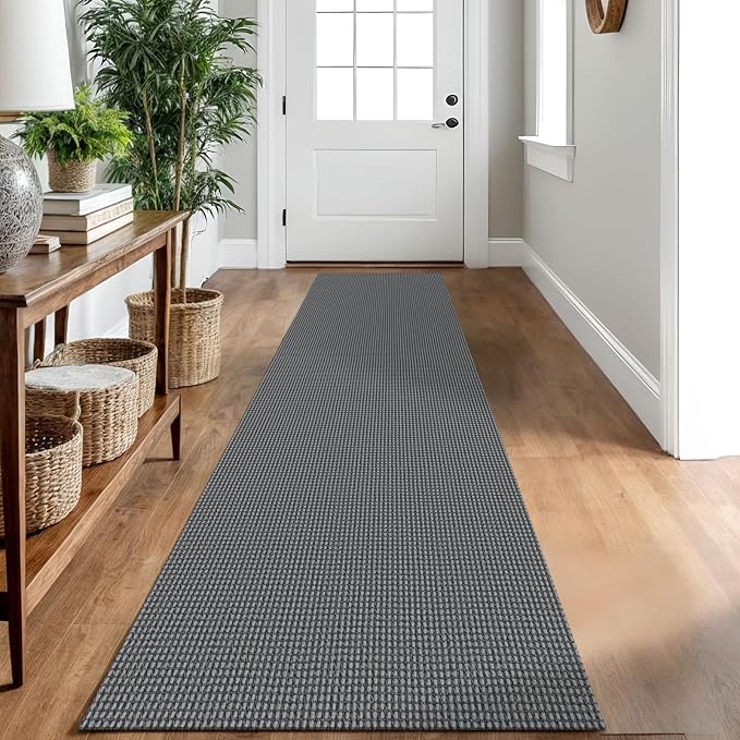 IOHOUZE Washable Runner Rug 2x10 Non Slip Rubber Backed Long Hallway Runner