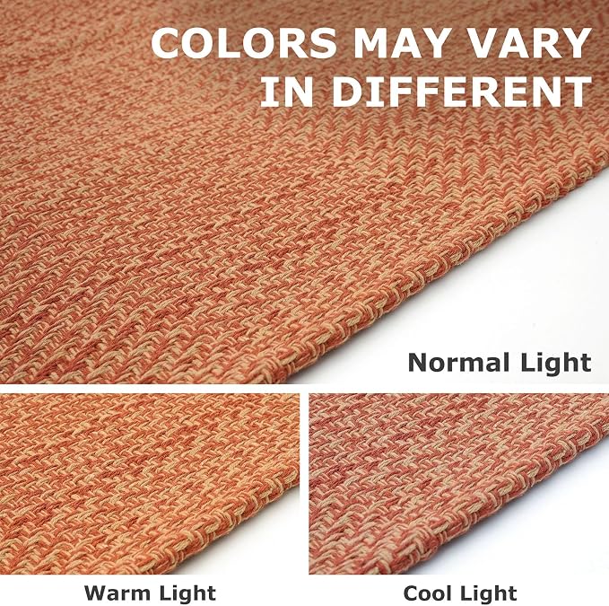 IOHOUZE Small Area Rug 2x3 Washable Woven Rugs