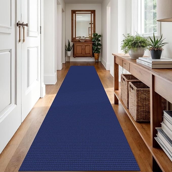 IOHOUZE Washable Runner Rug 2.6x12 Non Slip Extra Long Hallway Runner Entryway