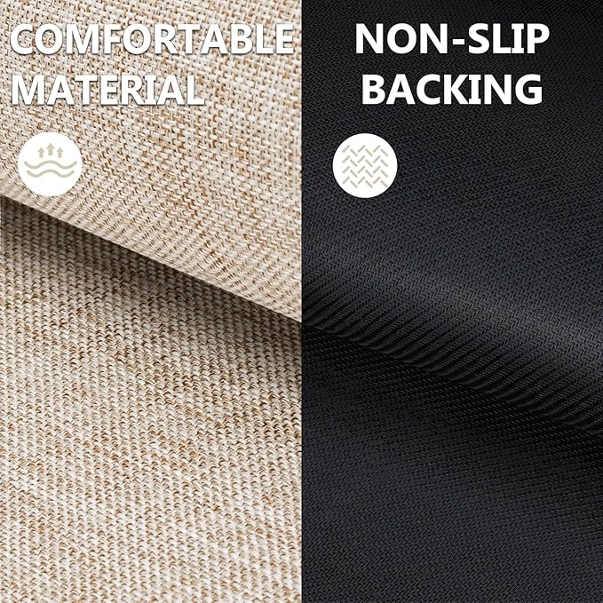 LEKEEPGO Ultra Thin Indoor Door Mat 24"x36", Low-Profile Door Mat Indoor