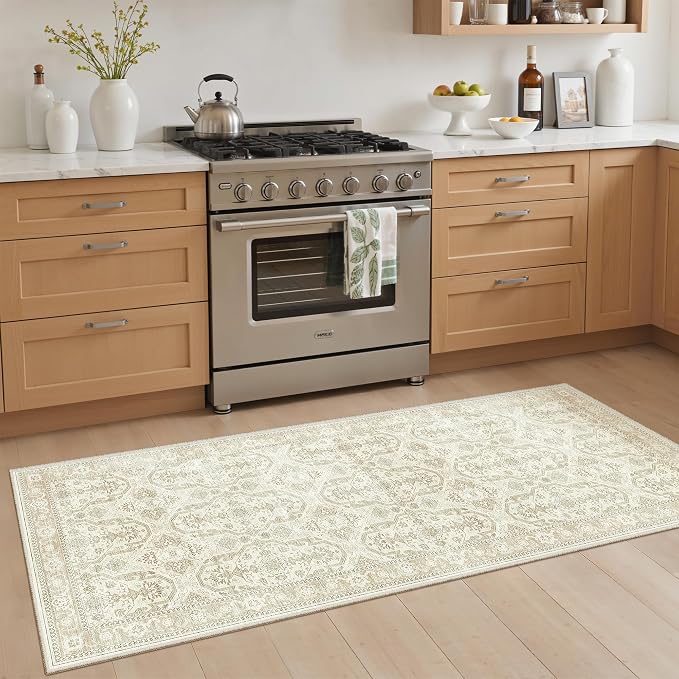 Soalmost Runner Rug 2x5 Washable Non-Slip Kitchen Runner Rugs