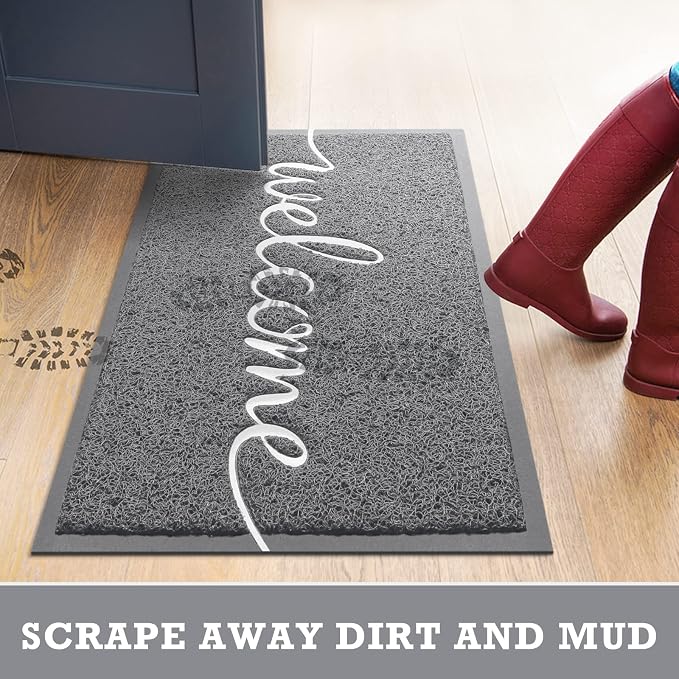 CozyBounty Door Mat Welcome Mats Outdoor Indoor Non-Slip Doormat