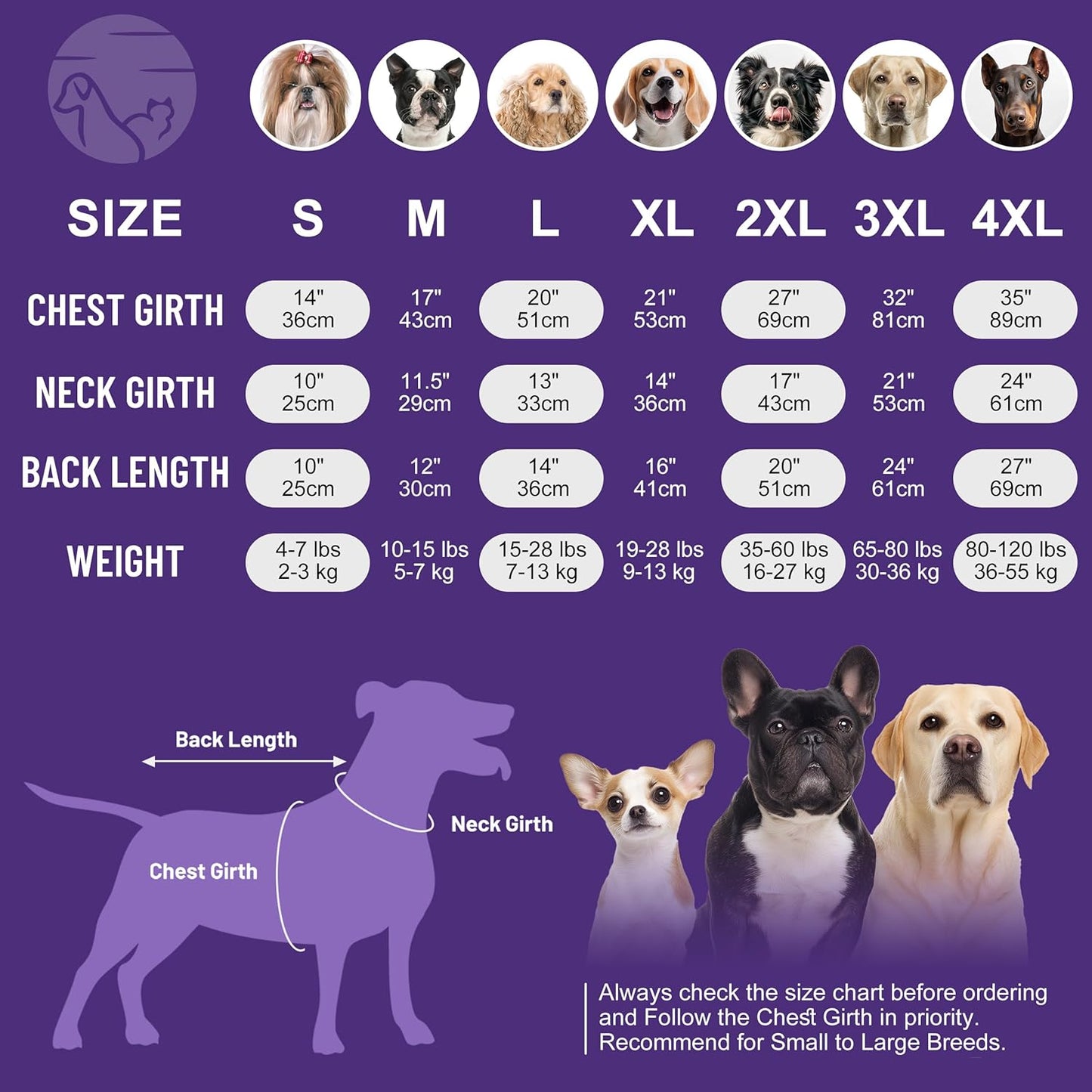 cyeollo Dog Sweater Warm Turtleneck Knitted Dog Christmas Sweaters with Sleeve Soft Winter Pet Clothes Sweaters for Dogs Girl