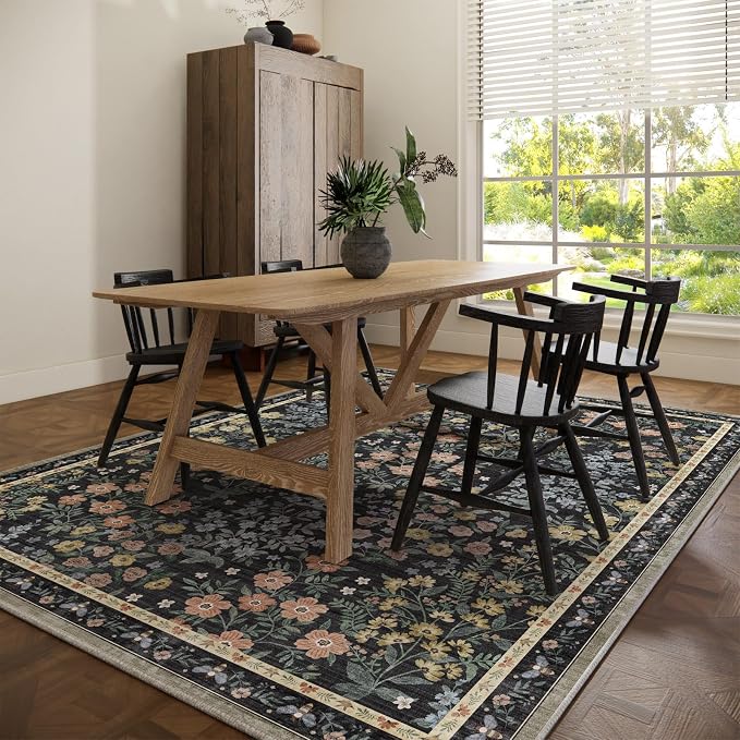 Washable Living Room Area Rug: 8x10 Rugs