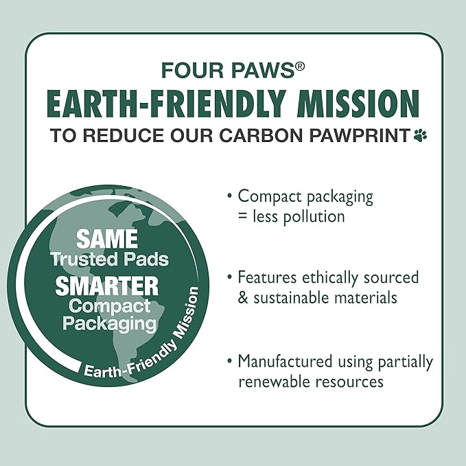 Four Paws Wee-Wee Superior Performance Unscented Pee Pads for Dogs & Puppies, Quilted Leak-Proof Dog Housebreaking Potty Training Floor Protection, 22" x 23", 150 Count