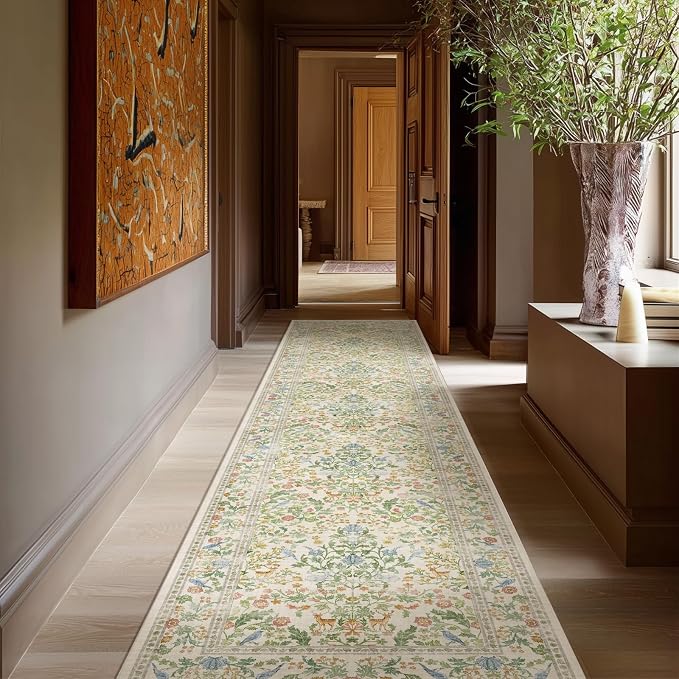 Washable Runners for Hallways Kitchen Rug: 2'x10' Runner Rugs Stain Resistant