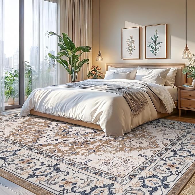 Lofus 9x12 Area Rugs for Living Room, Washable Area Rug, Rugs for Bedroom