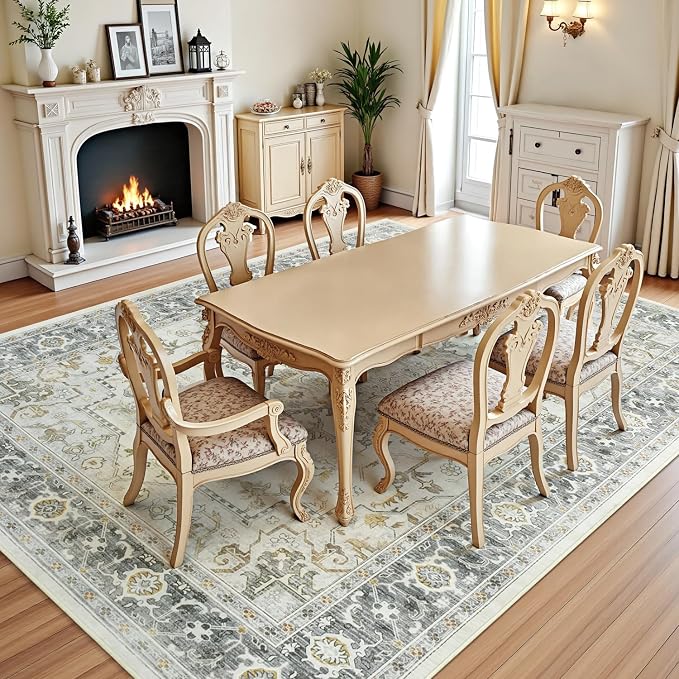 Lofus 5x7 Area Rugs for Living Room, Machine Washable Non-Slip Area Rug