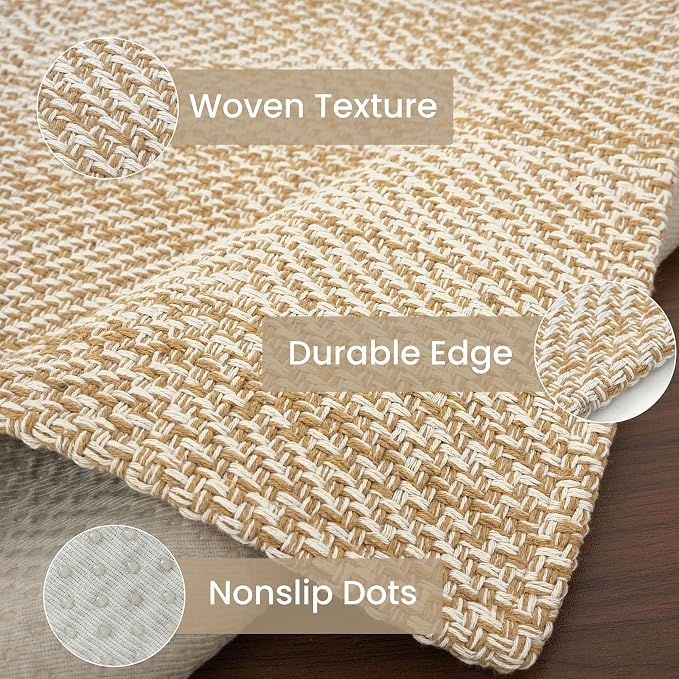 IOHOUZE Washable Runner Rug 2x8 Non Slip Rubber Backed Hallway Runner Entryway