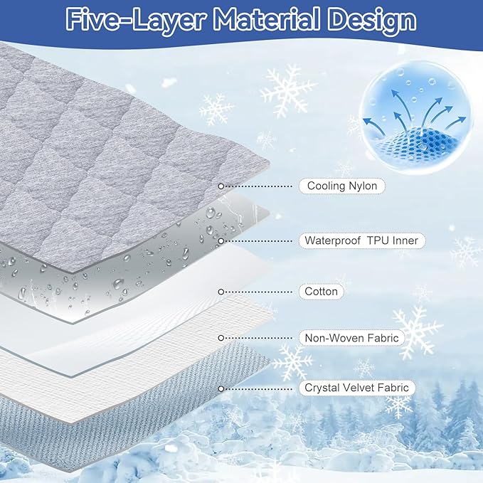 Premium Dog Cooling Blanket,Ultra-Soft & Lightweight Reversible Throw for Dogs,Washable Pet Throw Blanket with Q-MAX>0.4 for Summer,Couch Protector & Dog Bed Cover & Reusable & Built-in Strap 60x80