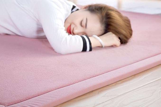 Stylish Coral Velvet Mat, V-mix Handmade weaving Plush Foam Play Crawling mat for Baby, Toddler, and Children Play Mat, Yoga Mat, Exercise Mat-Cushy- Soft & Thick Hypoallergenic, Non-toxic, Reversible