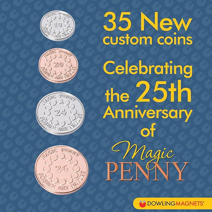 Dowling Magnets Magic Penny Magnet Kit - Hours of Unplugged Play - A Gift for Curious Minds