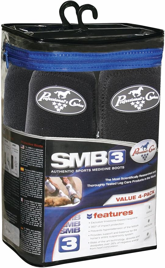 Professional's Choice SMB-3 Sports Medicine Boot | 360 Degrees of Impact Protection | Support for The Suspensory System | Value 4-Pack