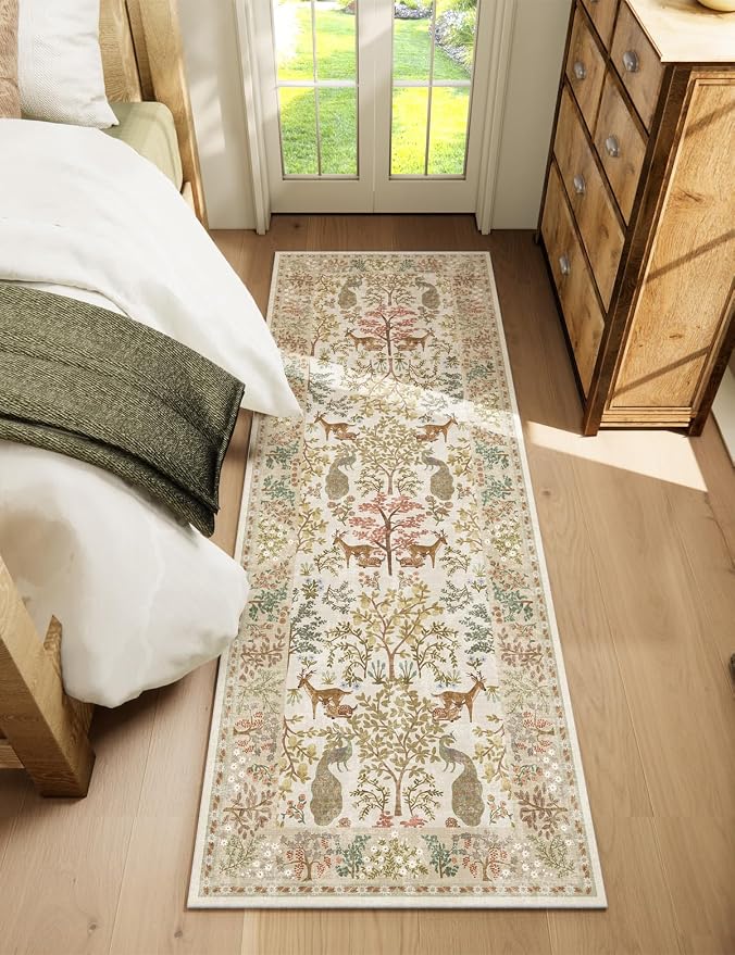 Runner Rug Washable Kitchen Runner: 2'x 6' Hallway Runner Rugs Stain Resistant