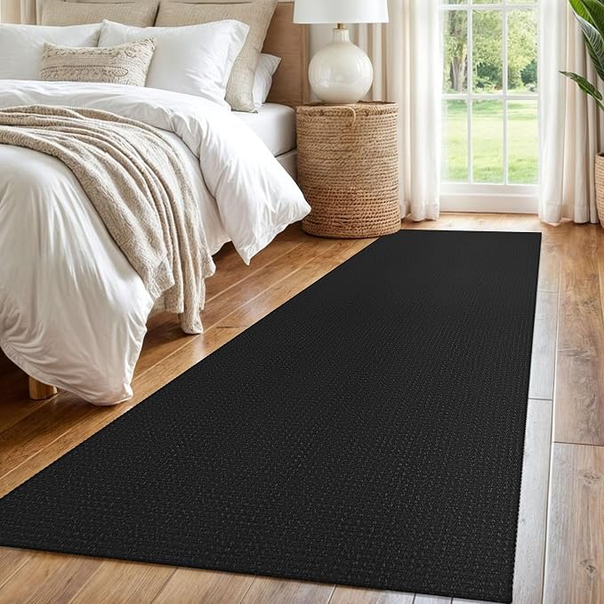 IOHOUZE Washable Runner Rug 2.6x8 Non Slip Rubber Backed Wide Hallway Runner