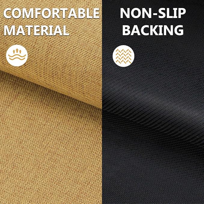 LEKEEPGO Ultra Thin Indoor Door Mat 24"x36", Low-Profile Door Mat Indoor