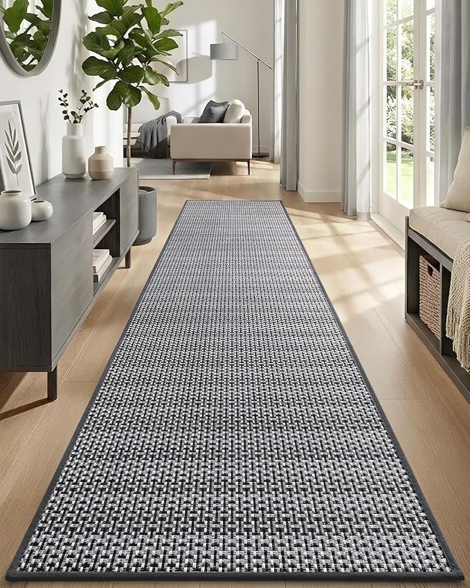 DEXI Hallway Runner Rug 2'x6', Non Slip Rubber Backed Runners Carpet, Ultra