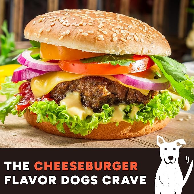Cloud Star Wag More Bark Less Sliders Dog Treats, Beef Cheeseburger 8 oz. Bag
