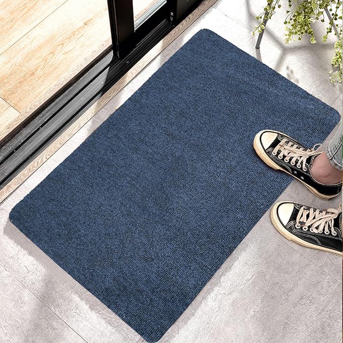 Front Door Mat Indoor Outdoor Entrance, Absorbent Door Mats and Muddy Doormats