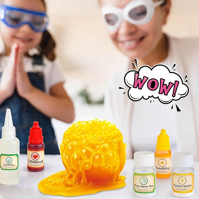 Fairy Magic Kit for Kids with 20PCS Magic Potion Bottles and Plate - Magical Fairy Making Craft Kit - Gift for Easter, Birthday, Art Crafts Toys for 8 9 10 11 Year Old Girl