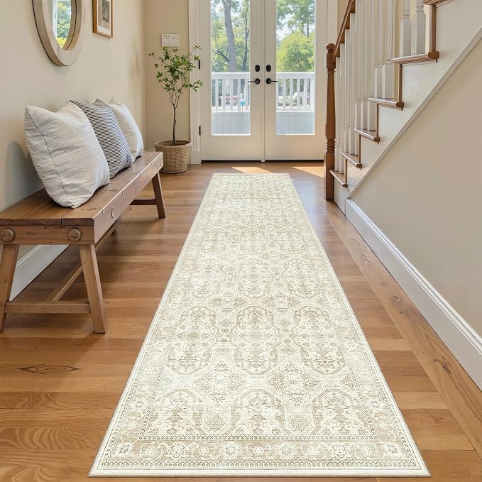 Soalmost Runner Rug 2x8 Washable Non-Slip Hallway Runner Rugs