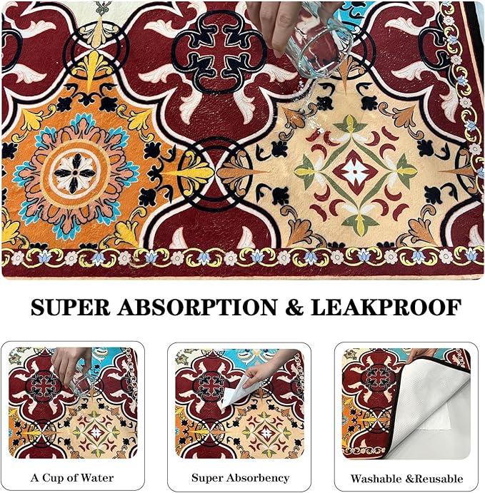 Qeils Christmas Washable Pee Pads for Dogs, 2 Pack Reusable Puppy Pads 36"x41" Super Absorbent Leakproof Dog Training Pads, Non-Slip Potty Pads for Crate, Floor, Couch, Whelping Pads Puppy Supplies