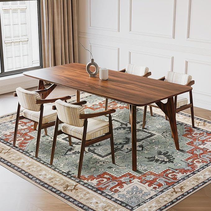 Lofus 9x12 Area Rugs for Living Room, Machine Washable Area Rug, Soft Large