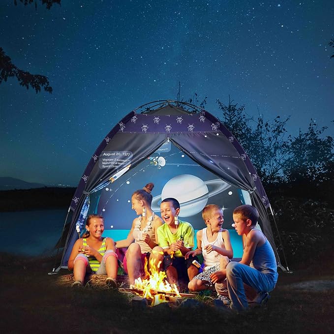 Space World Play Tent Galaxy Dome Playhouse for Boys and Girls Imaginative Play-Astronaut Space for Kids Indoor and Outdoor Fun, Perfect Kid’s Gift- 47" x 47" x 43"