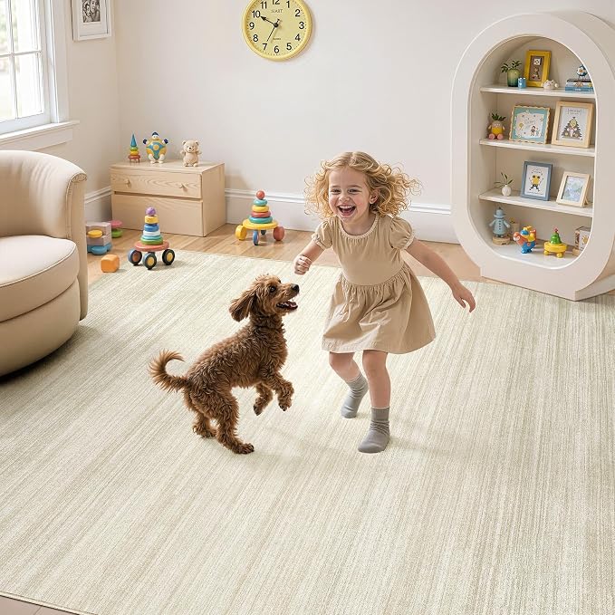 UERMEI 8x10 Washable Area Rug