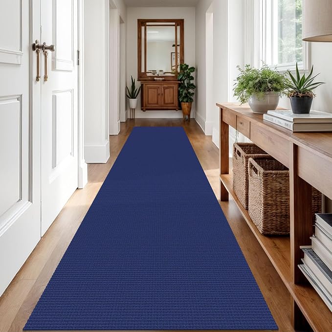 IOHOUZE Washable Runner Rug 3x12 Non Slip Rubber Backed Extra Long Hallway