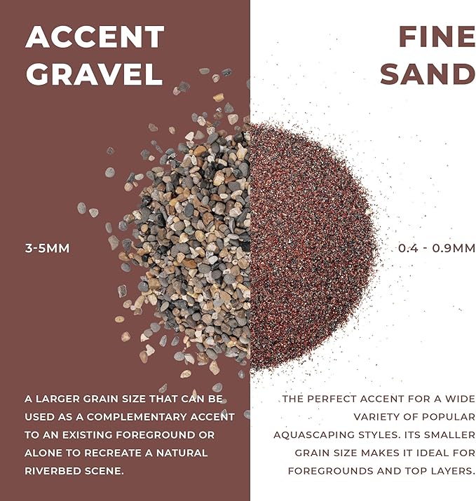 UNS Controsand - Pacifica, 8L - Natural Freshwater 0.4-0.9mm Dark Reddish Sand for Aquascaping Planted Tanks - Aquarium, Terrarium, Paludarium Substrate for Betta, Shrimp, Fish, Jumping Spider, Turtle