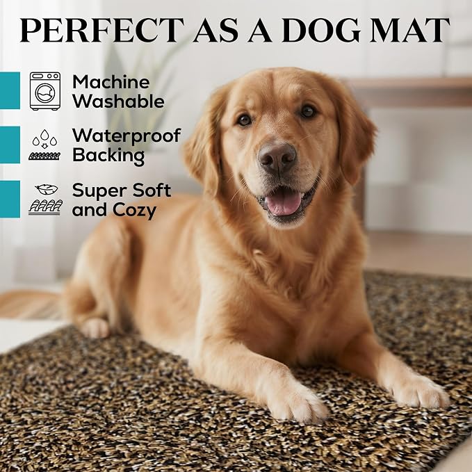 Premium Microfiber Indoor Door Mat – 36"x72" Washable Entry Mat, Waterproof