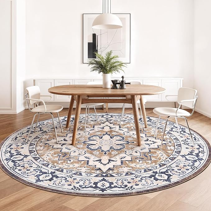 Lofus 8ft Area Rugs for Living Room, Washable Area Rug, Rugs for Bedroom