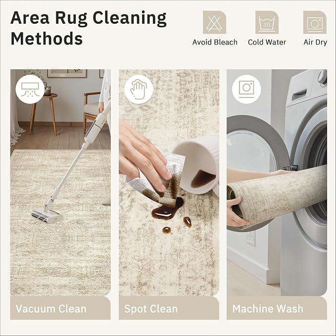 Soalmost Washable Runner Rug