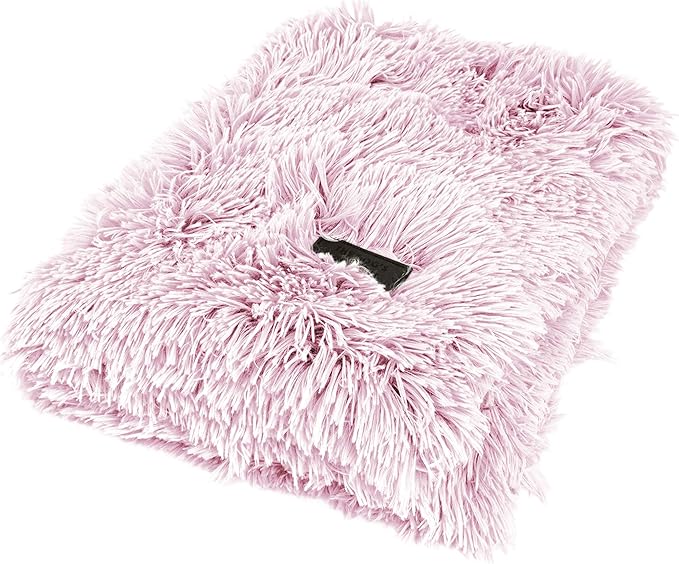 The Dog’s Blanket – Faux Fur Dog Blanket, Pink, XL, 38x54