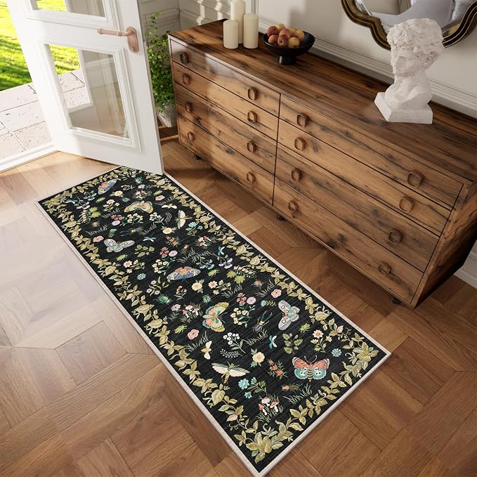 Washable Runners for Hallways Kitchen Rugs: 2'6"x8' Runner Rug Stain Resistant